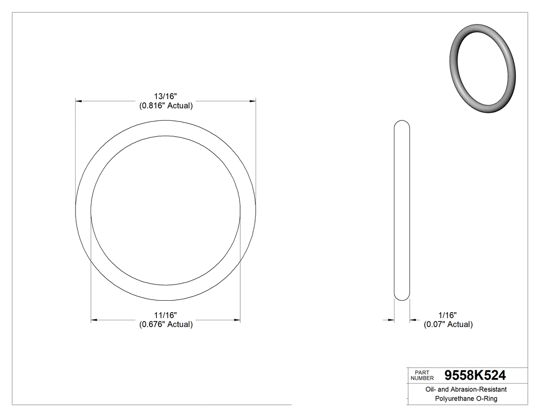 Technical drawing - 9558K524